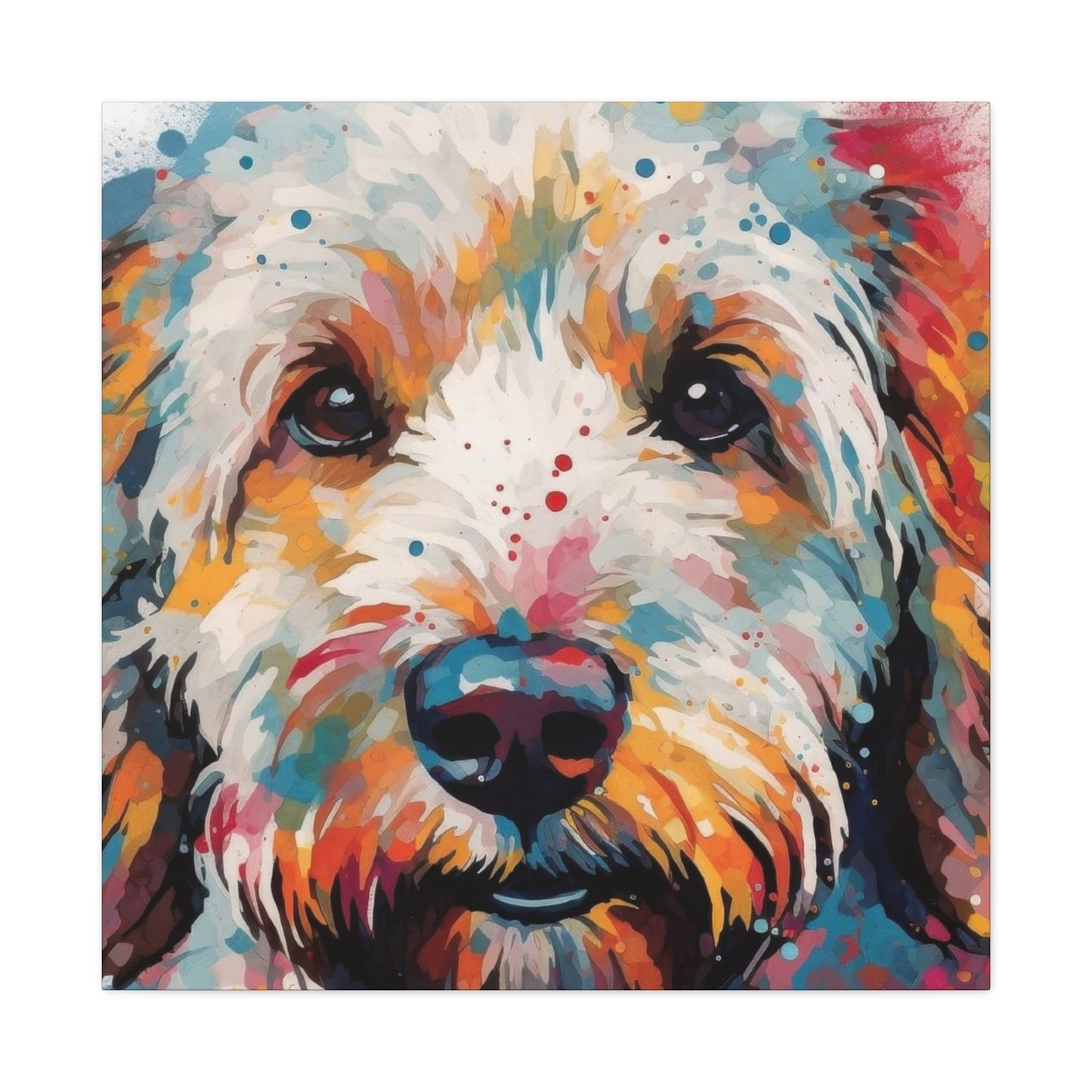Labradoodle Colorful Wall Art & Canvas Prints