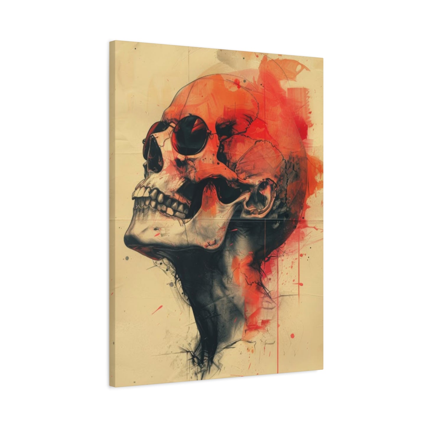 Red Skull Wall Art & Canvas Prints