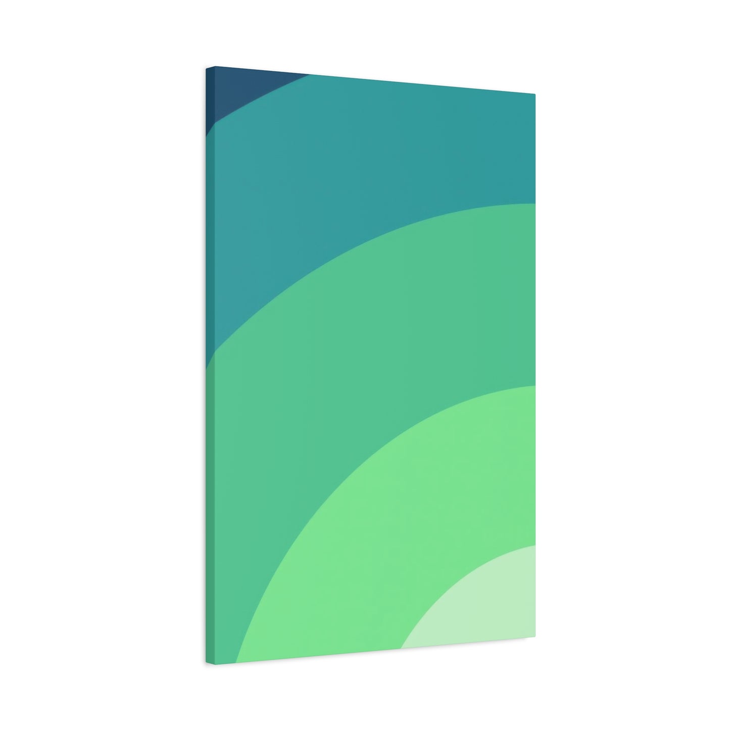 Cool Green Gradient Wall Art & Canvas Prints