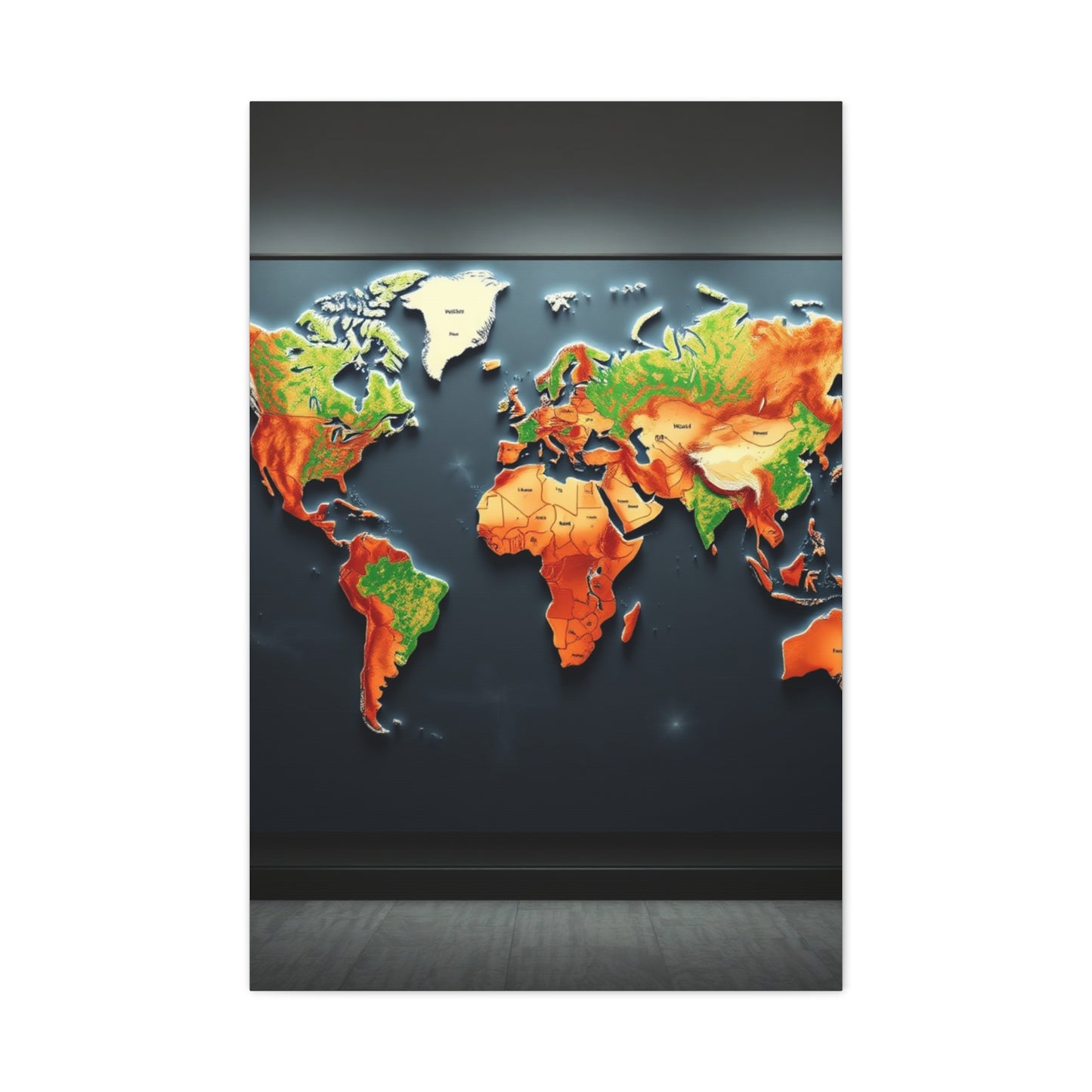 Collection World Map Art Art Wall Art & Canvas Print