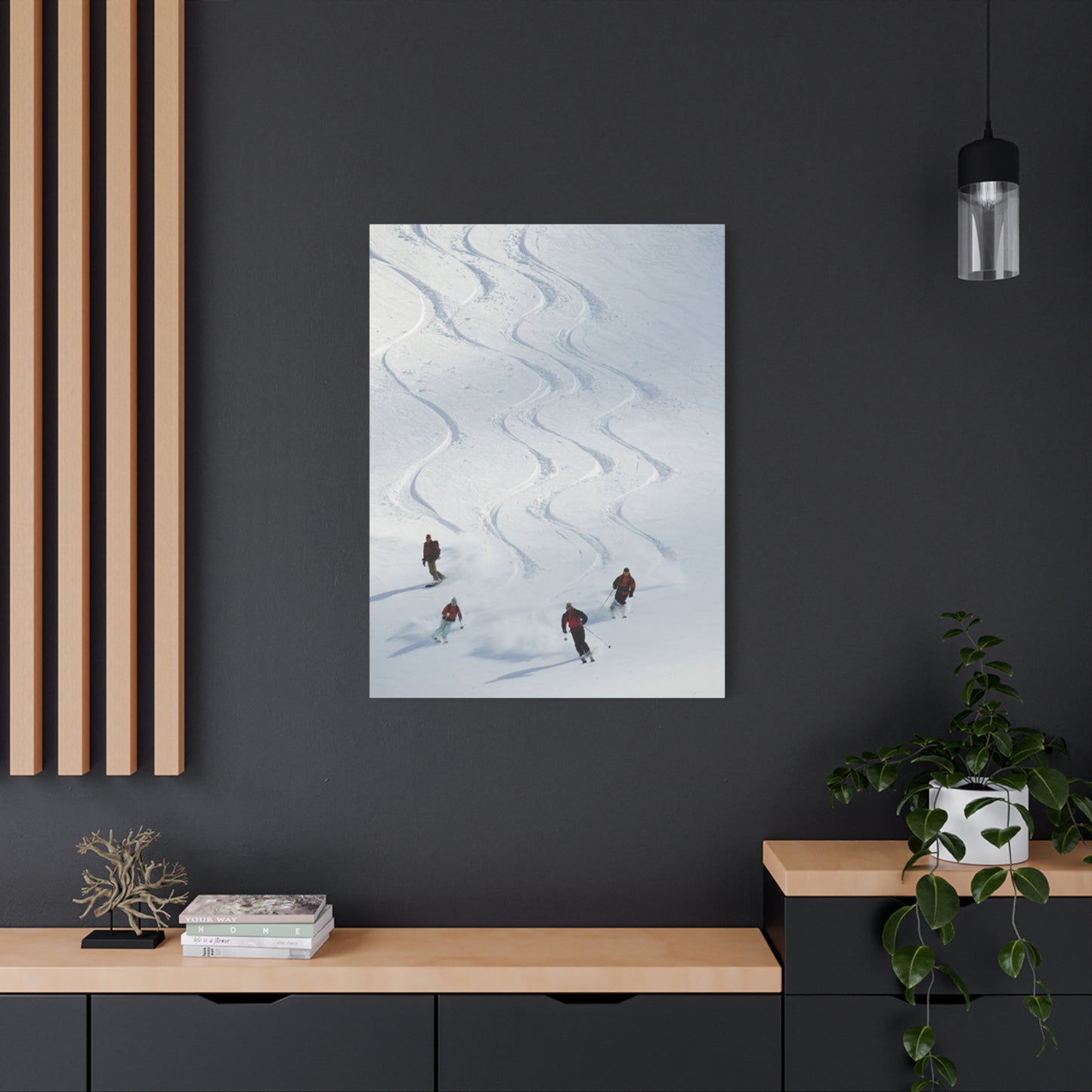 The Four Skiers Wall Art & Canvas Prints