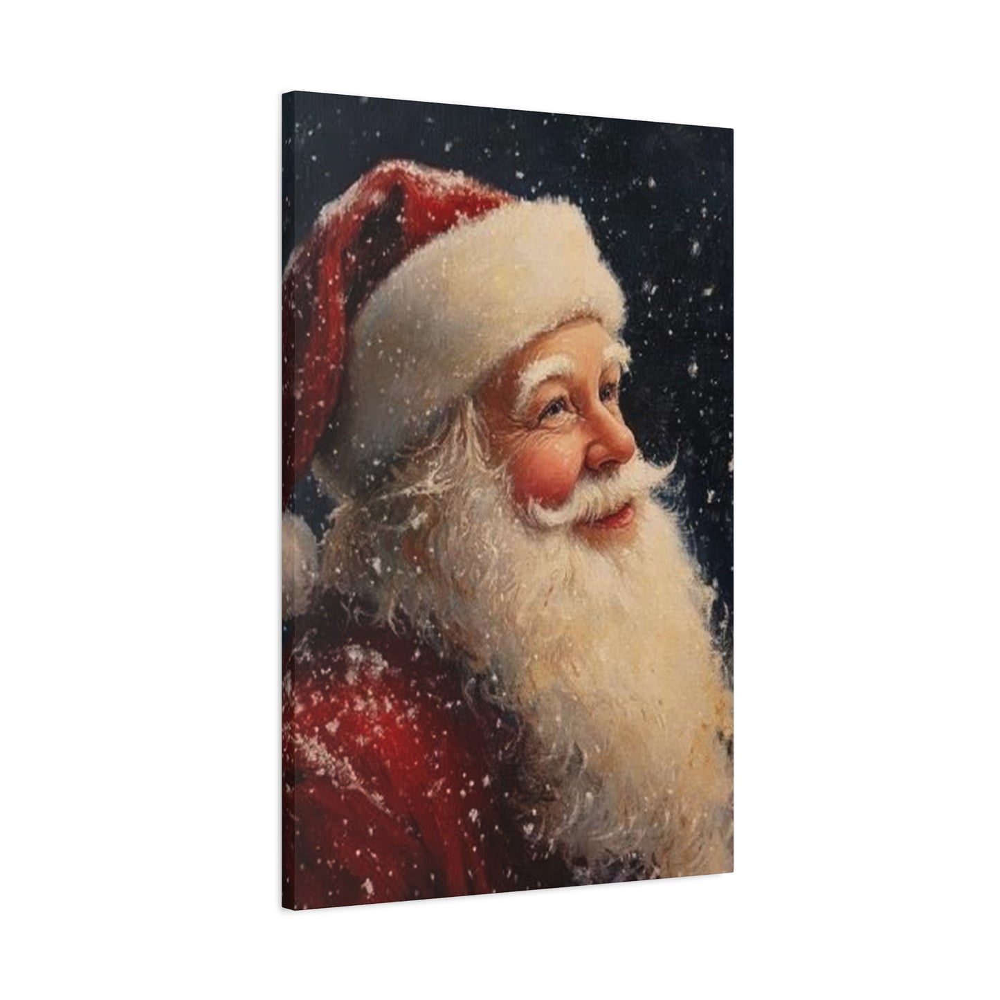 Snowfall Santa Claus Wall Art & Canvas Prints