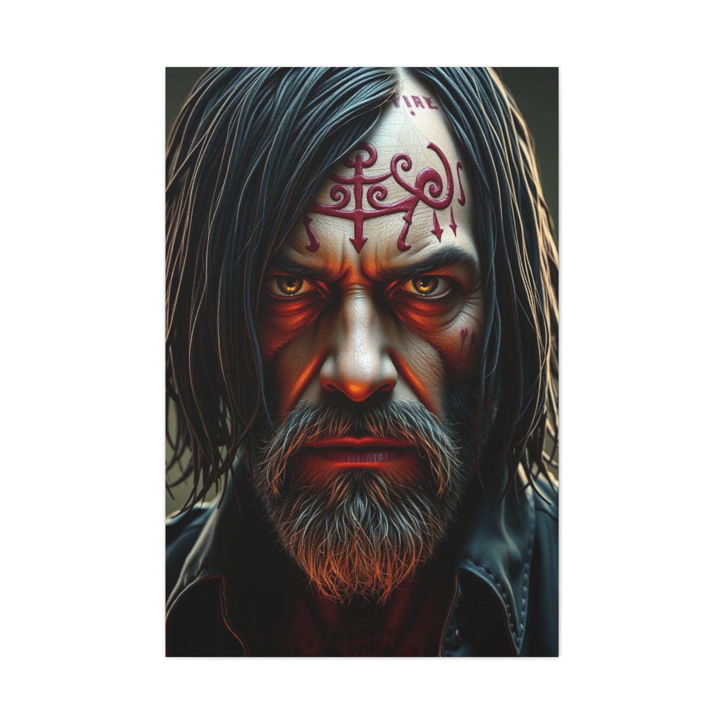 Vision The Walking Dead Characters Art Art Wall Art & Canvas Print