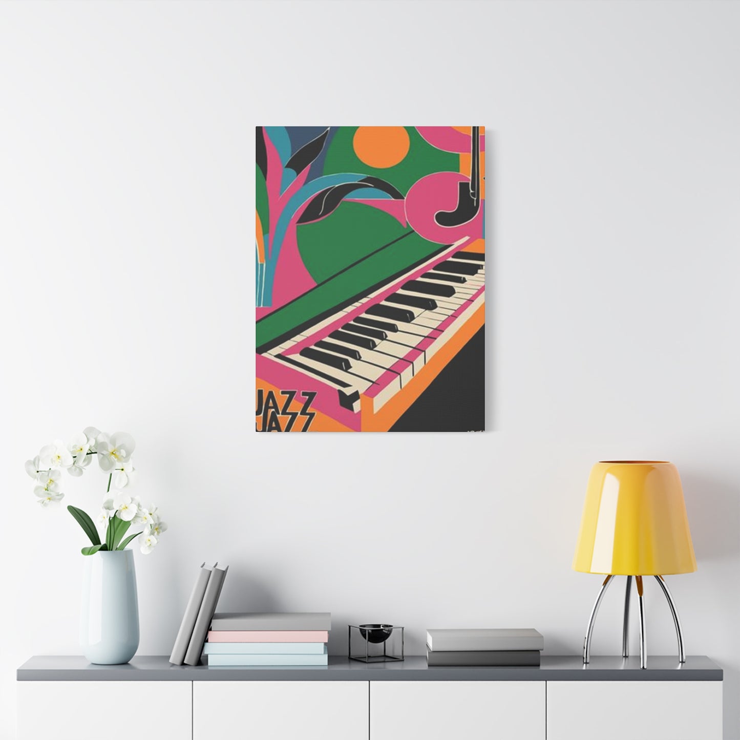 Colorful Jazz Poster Wall Art & Canvas Prints