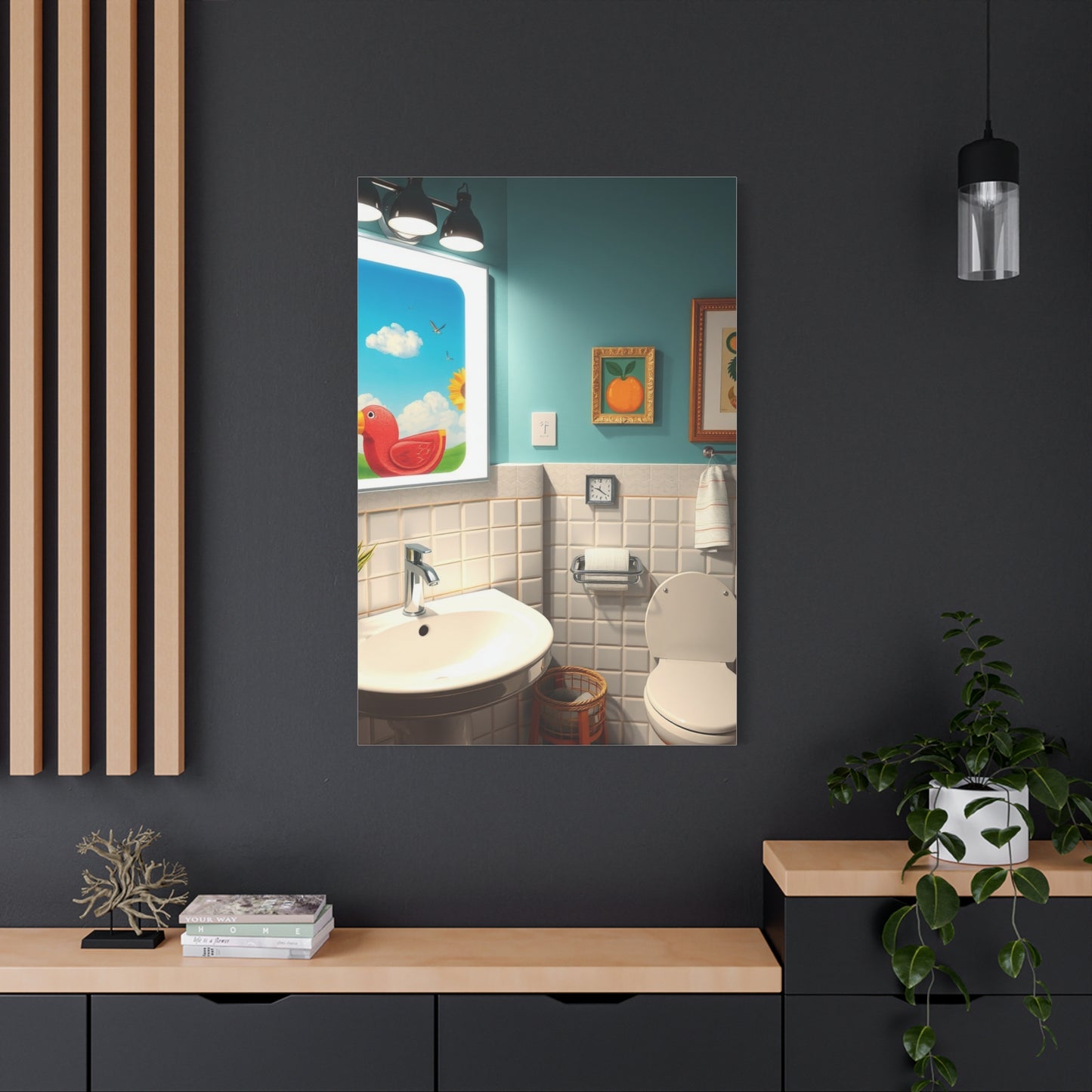 Masterpiece Kid’s Bathroom Art Vision Wall Art & Canvas Print