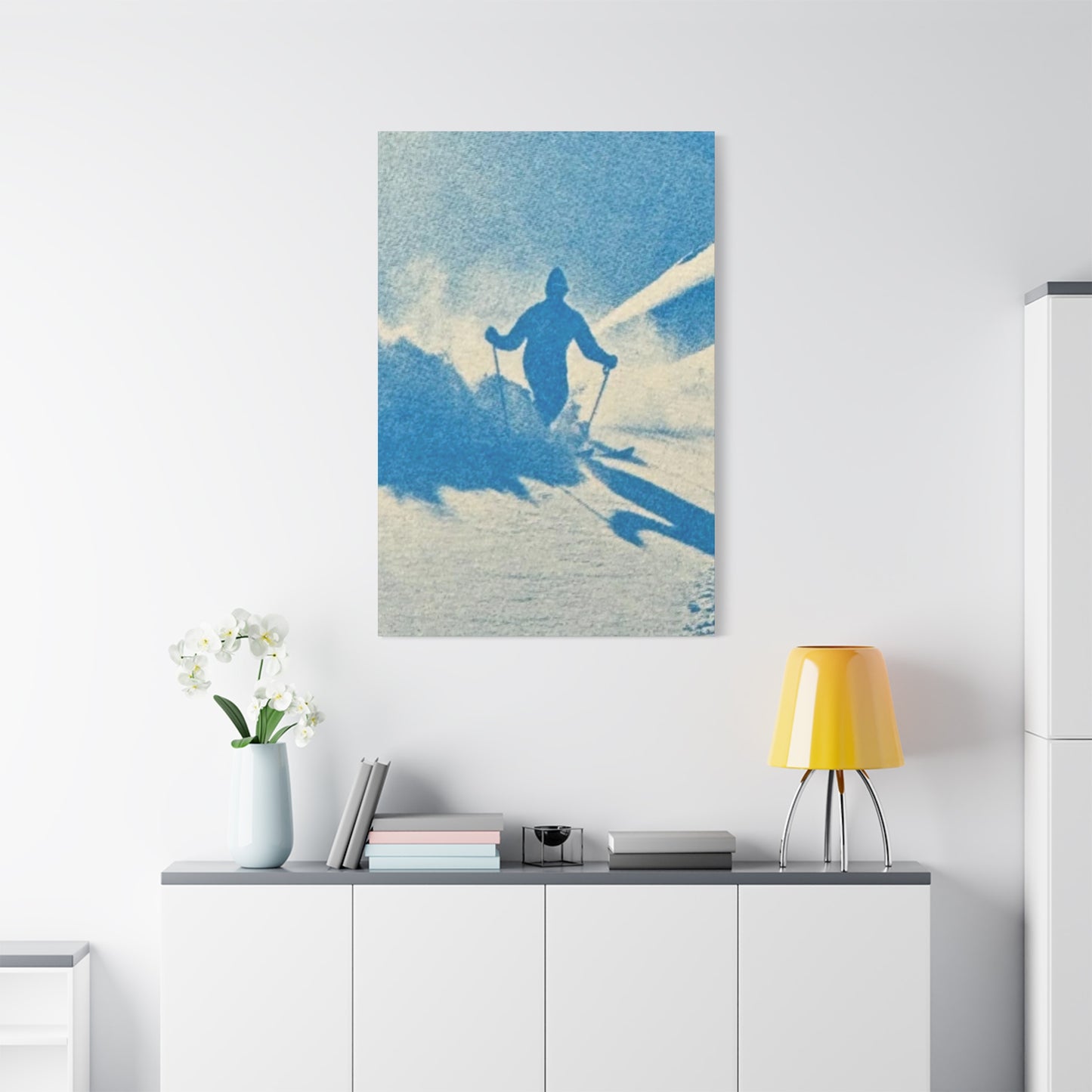 Crystal Snow Skiing Wall Art & Canvas Prints