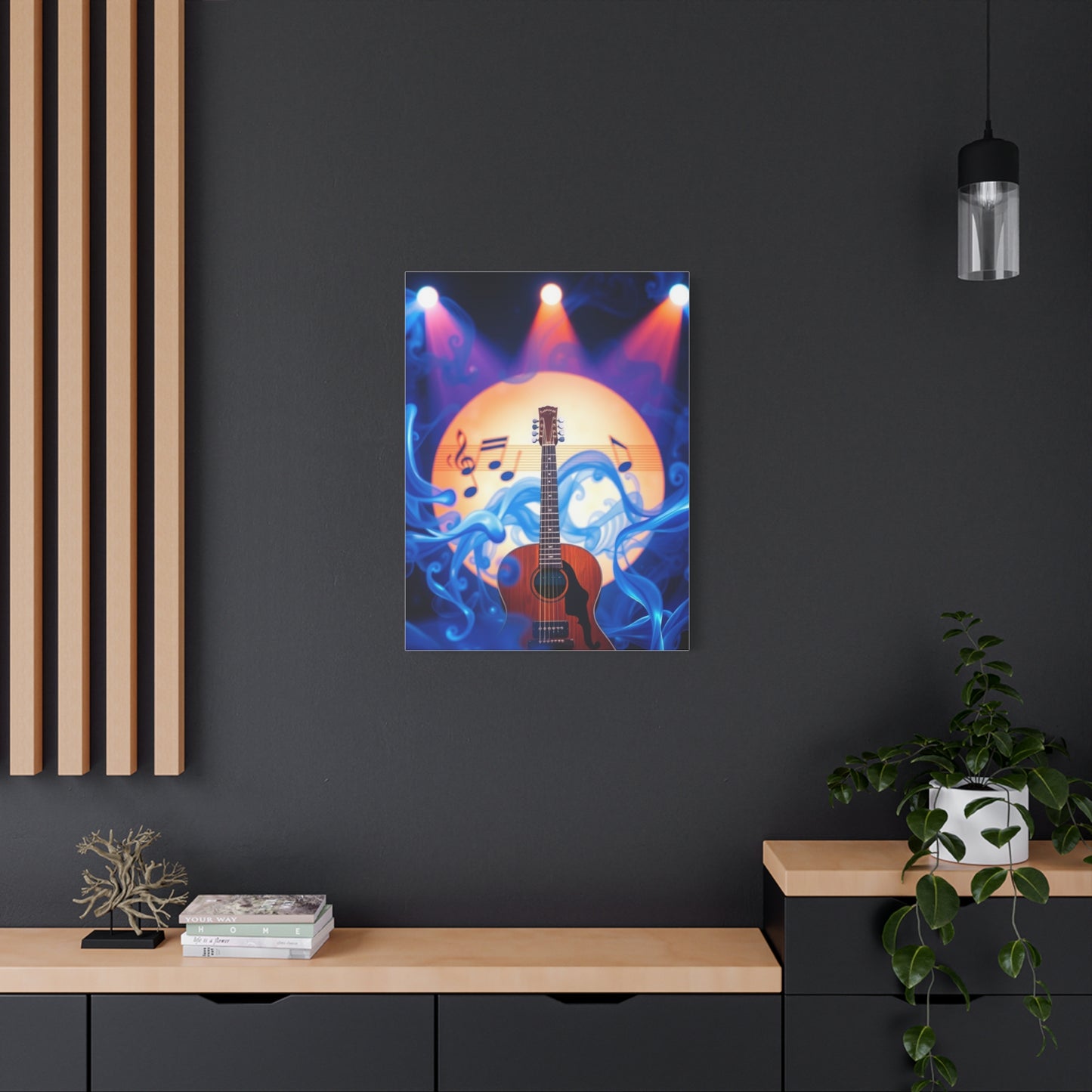 Blue Music Art Supreme Gallery Wall Art & Canvas Print