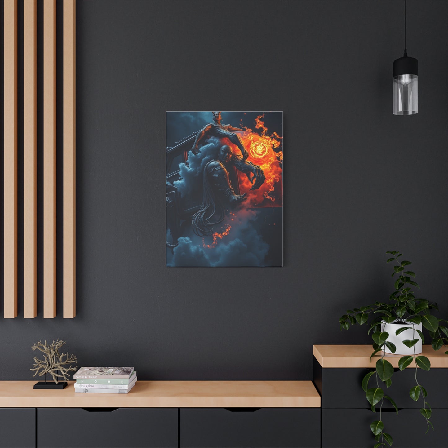Eclipse of Turbulence Canvas