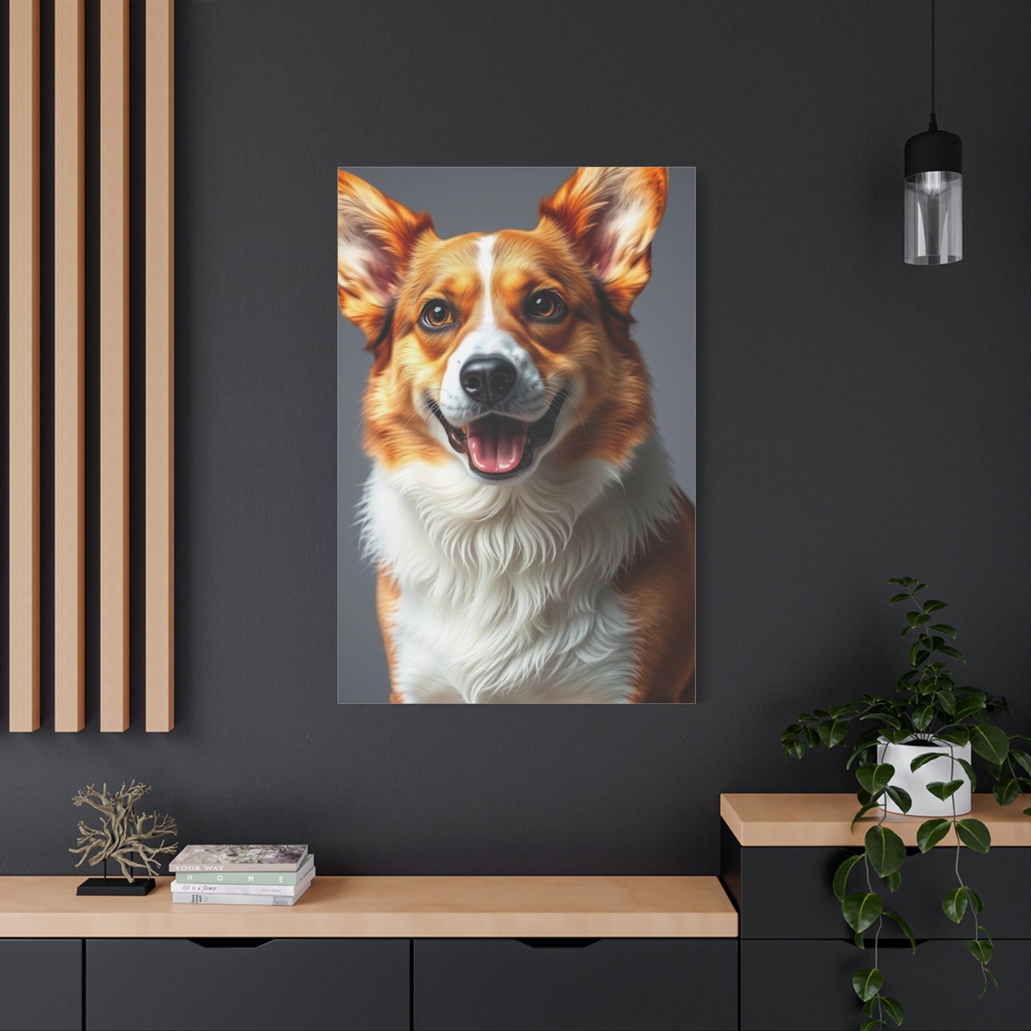 Elite Corgi Dog Art Vision Wall Art & Canvas Print