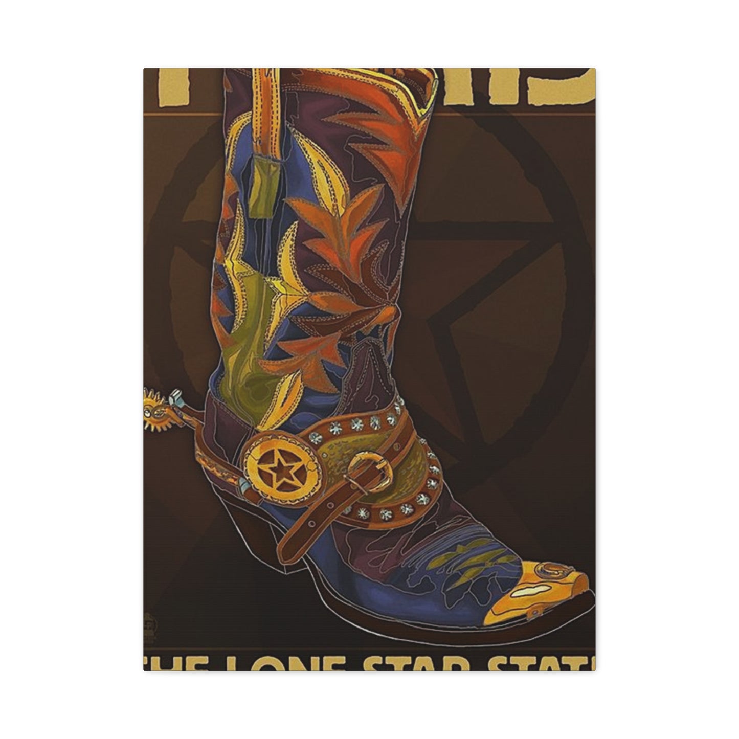 The Lone Star State Poster Wall Art & Canvas Prints