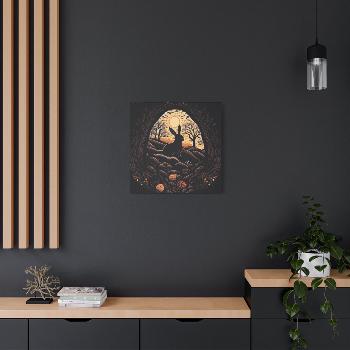 Dark Aura Rabbit Wall Art & Canvas Prints