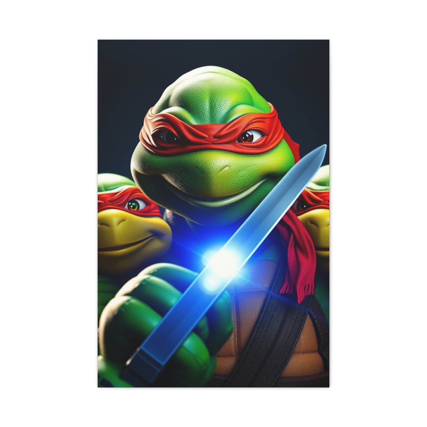 Teenage Mutant Ninja Turtles Characters Art Luxury Canvas Wall Art & Canvas Print