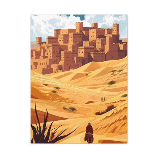 Cowboy In Desert Wall Art & Canvas Prints