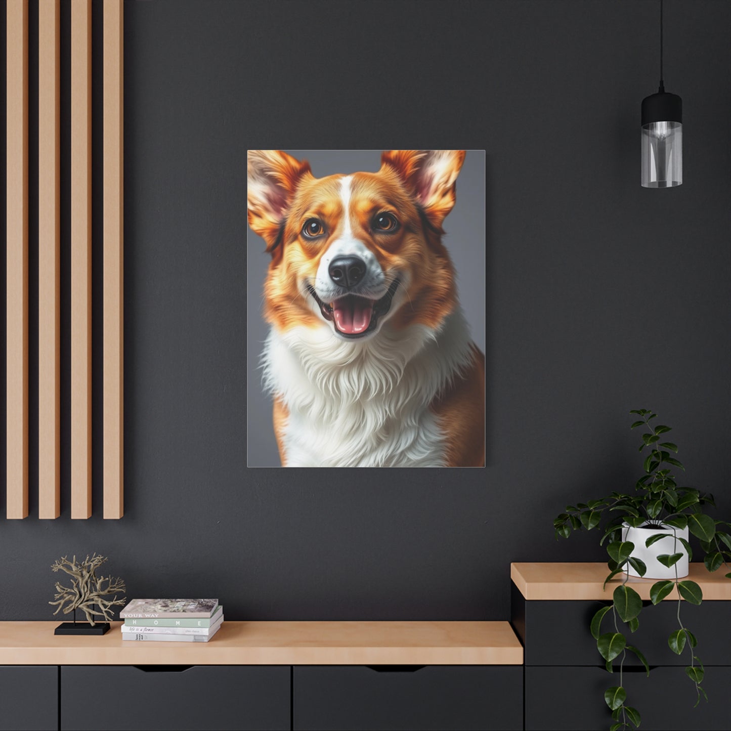 Elite Corgi Dog Art Vision Wall Art & Canvas Print