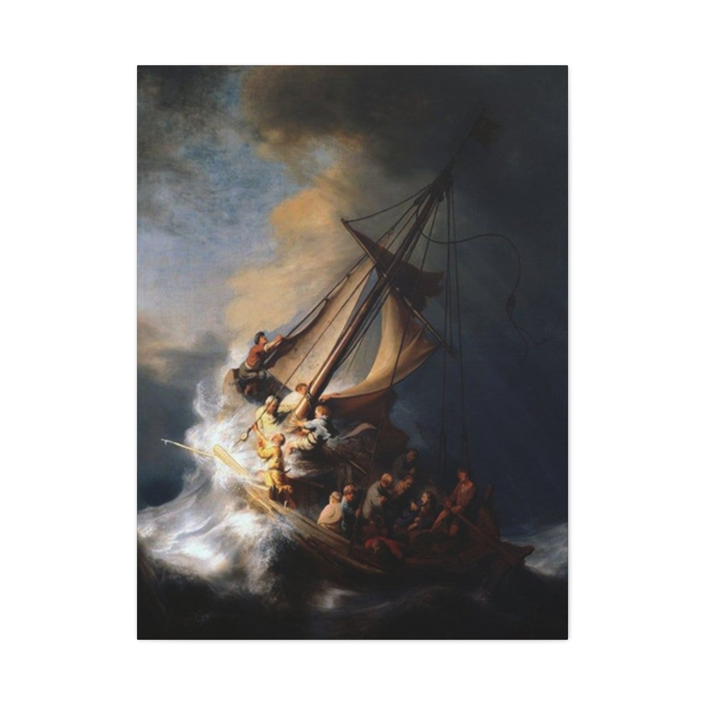 Derailing Ship Painting Wall Art & Canvas Prints