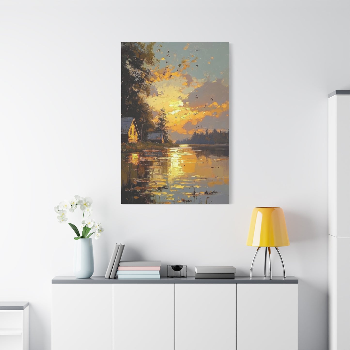 Sunset Impressionism Wall Art & Canvas Prints
