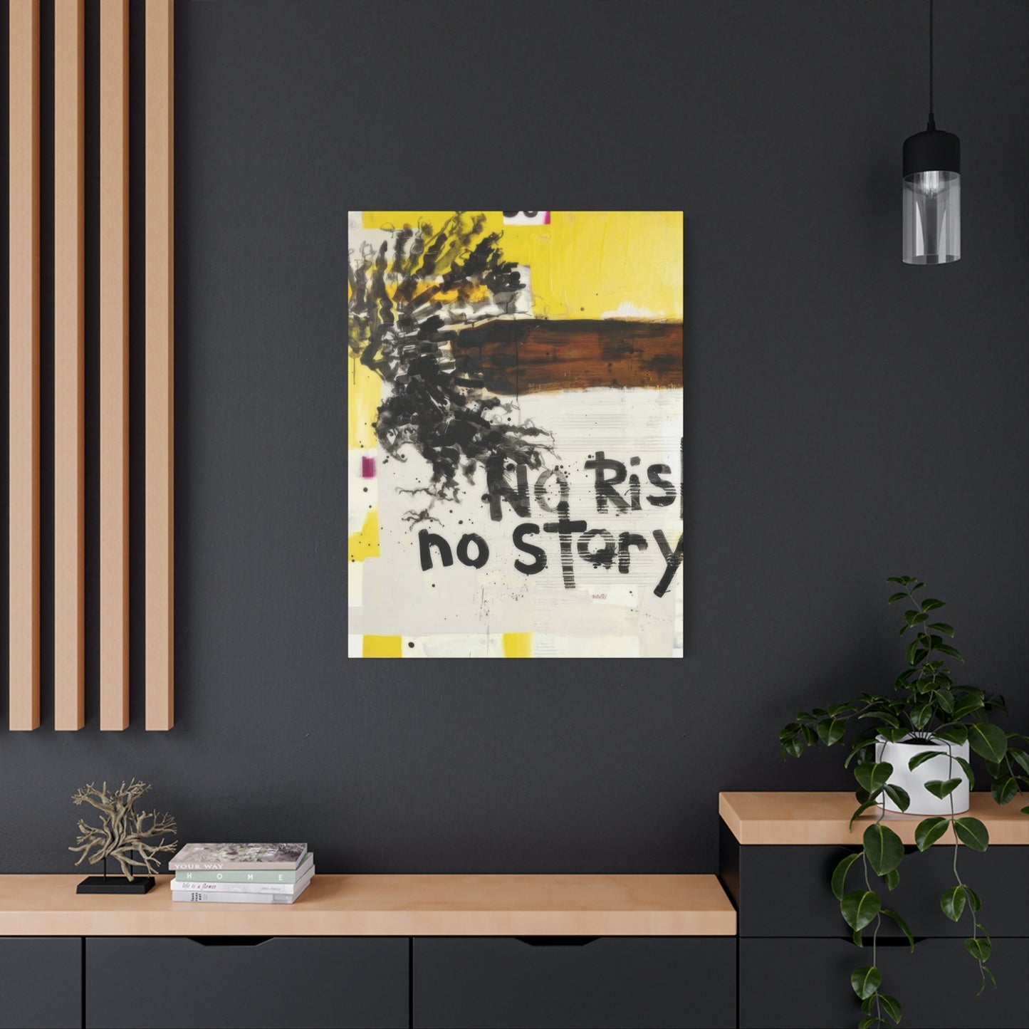 Kent Youngstrom No Risk No Story Yellow Wall Art & Canvas Prints