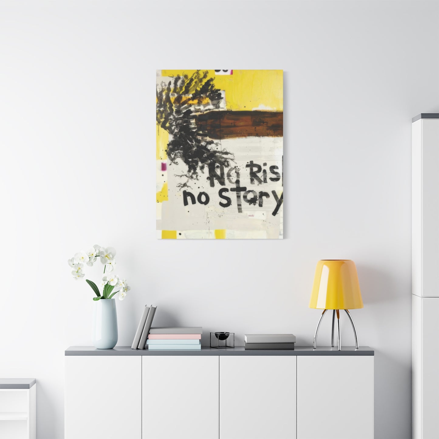 Kent Youngstrom No Risk No Story Yellow Wall Art & Canvas Prints