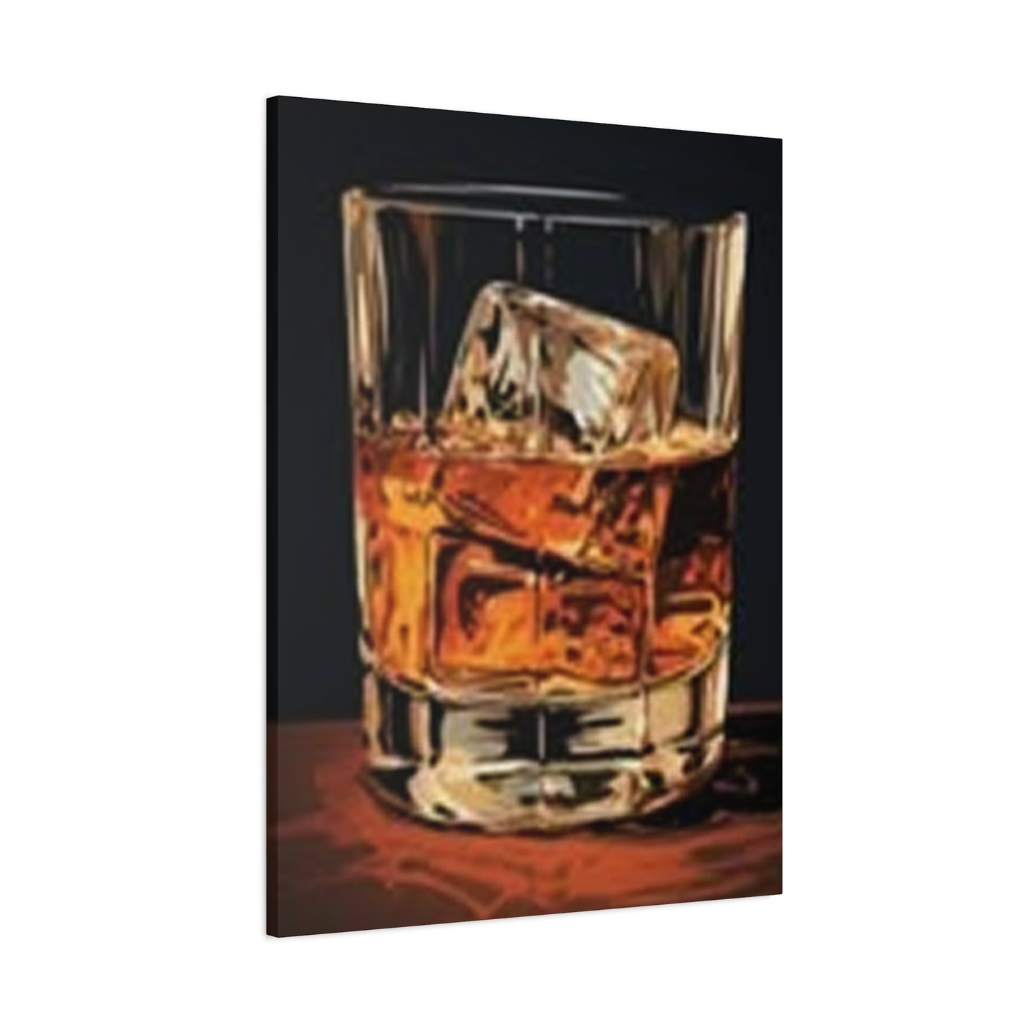 English Whiskey With Ice Wall Art & Canvas Prints