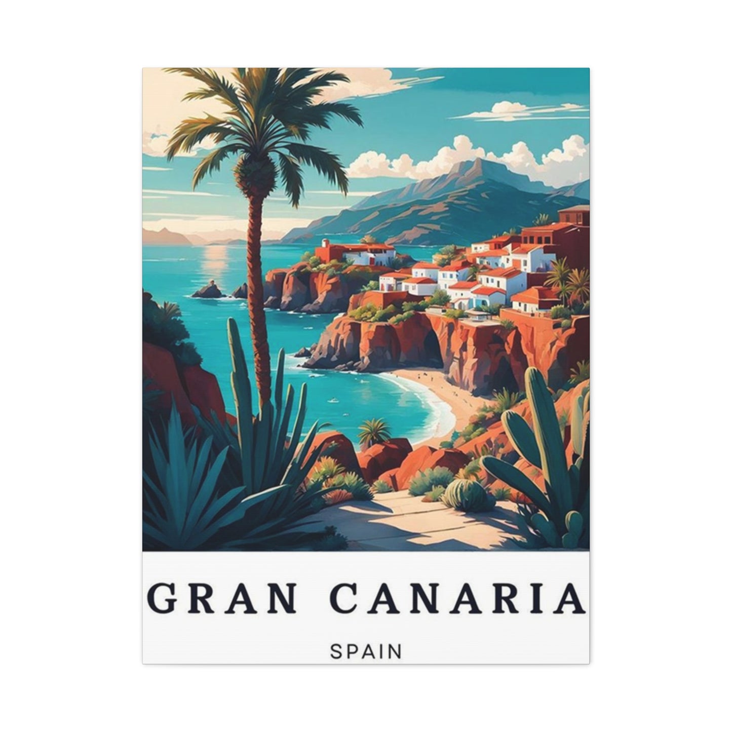 Gran Canaria Spain Poster Wall Art & Canvas Prints