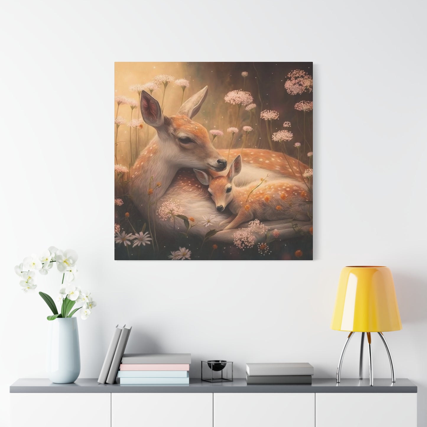 Deer Baby Softlight Wall Art & Canvas Prints