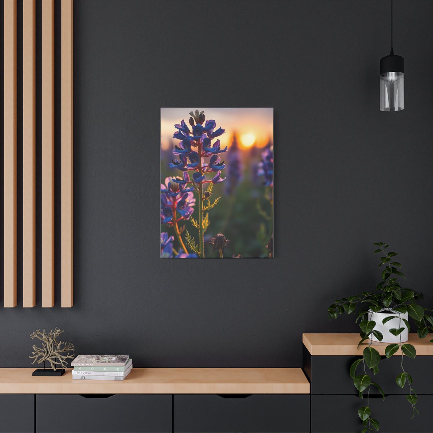 Vision Bluebonnet Flower Art Art Wall Art & Canvas Print