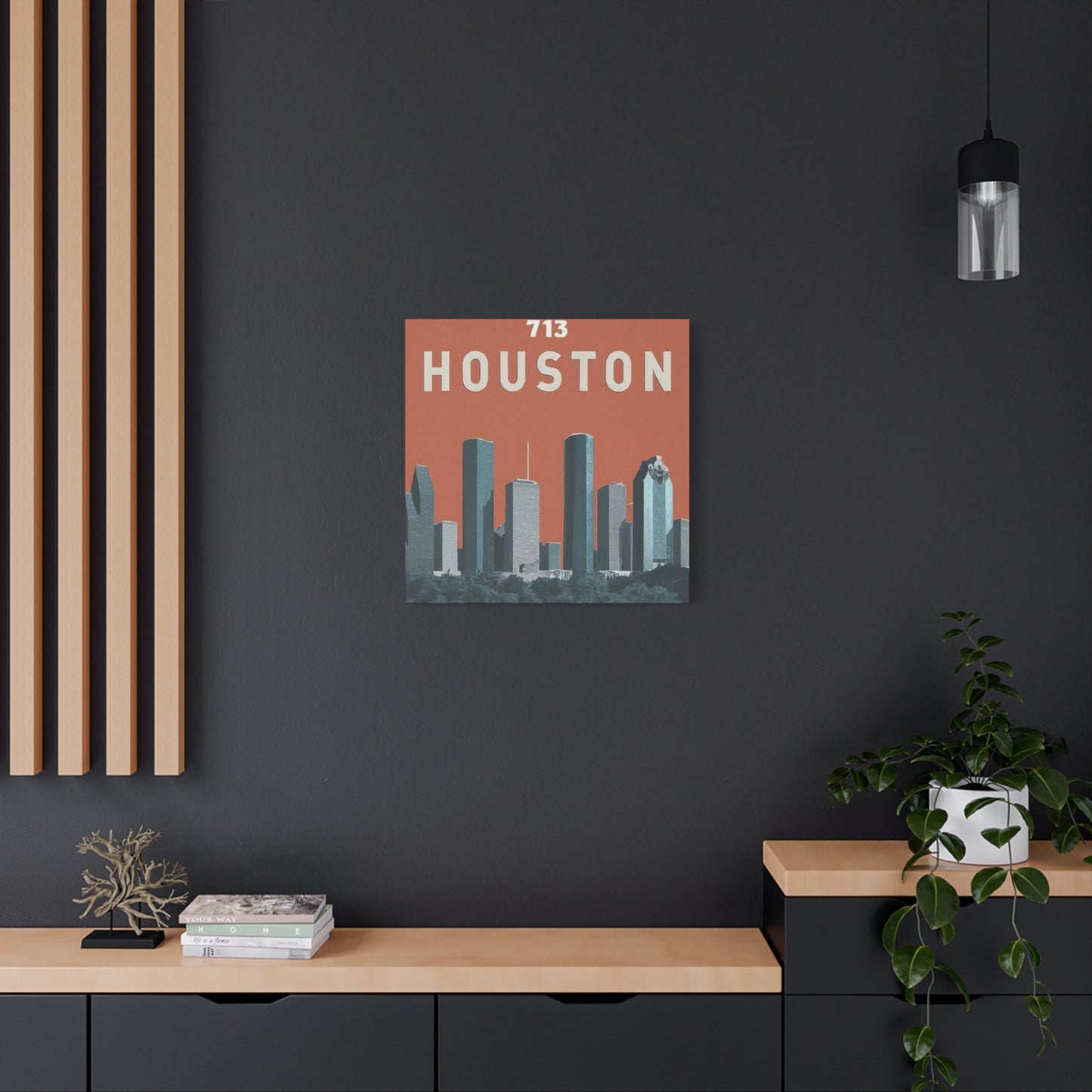 Houston Skyline 713 Wall Art & Canvas Prints