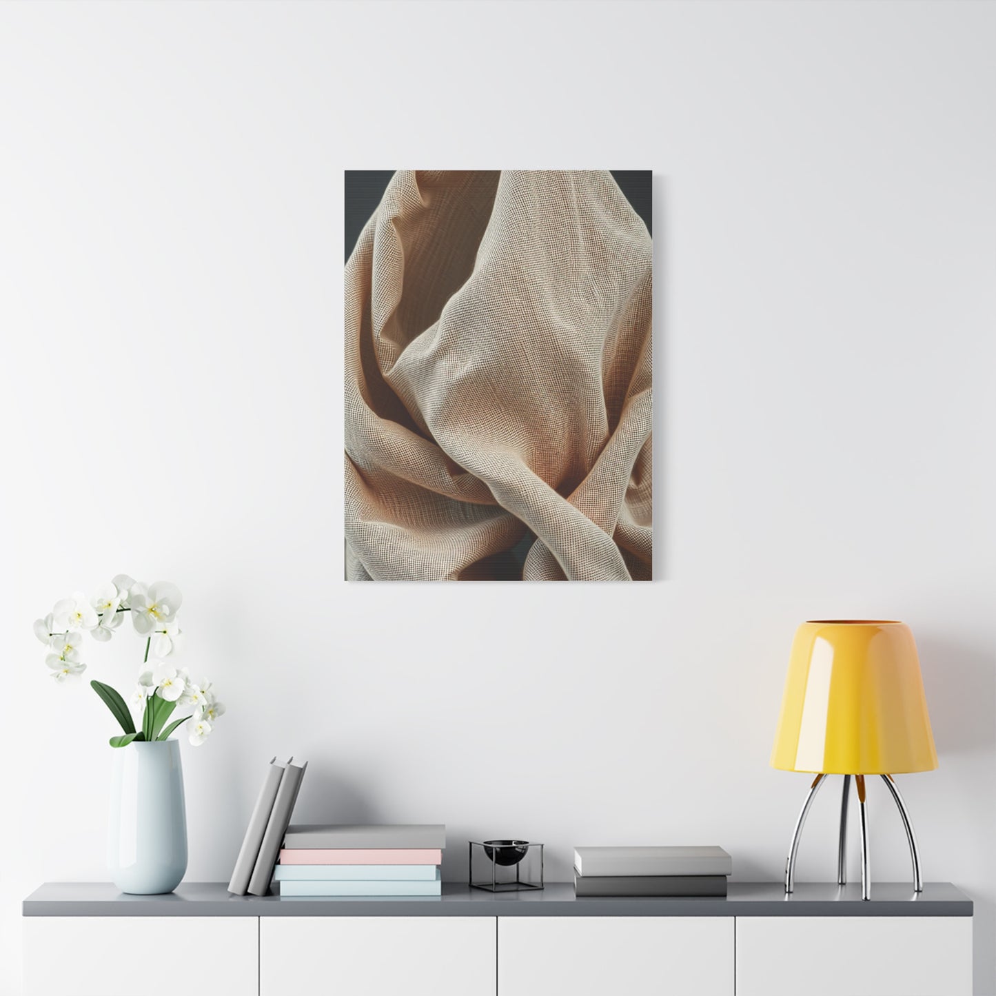 Taupe, Linen, and Gray Art Refined Canvas Wall Art & Canvas Print