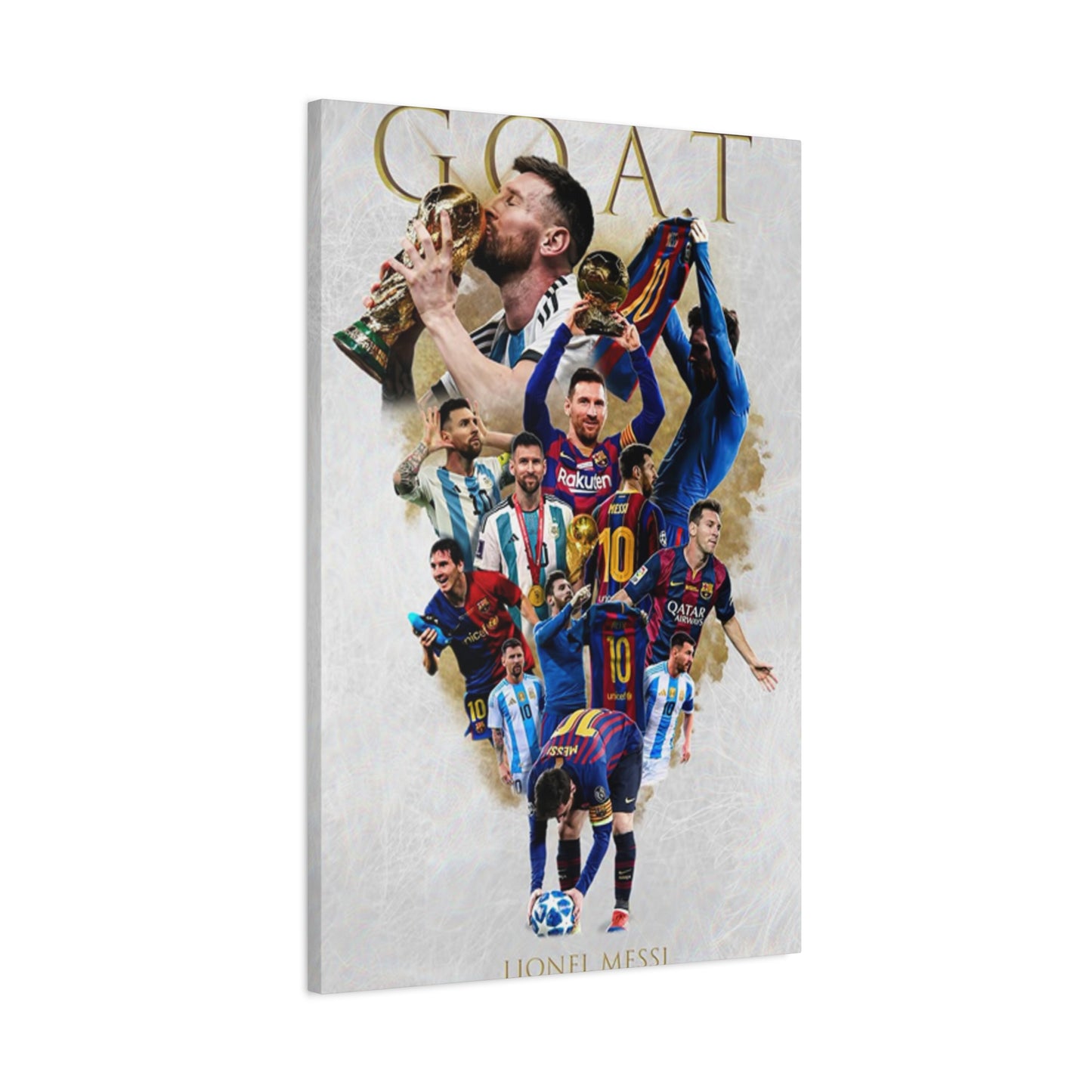 Leonel Messi The GOAT Wall Art & Canvas Prints