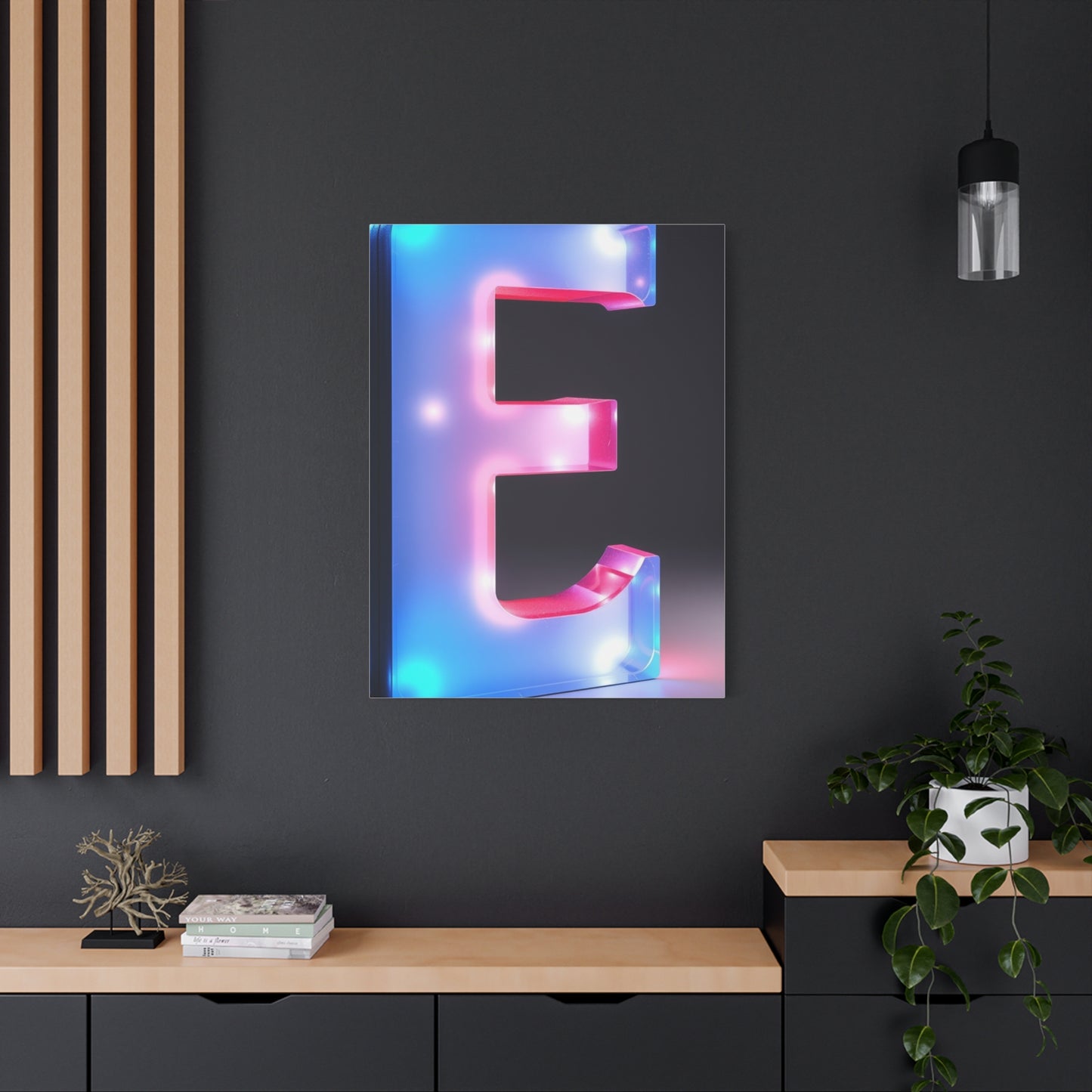 The Letter E - Art Luxury Canvas Wall Art & Canvas Print