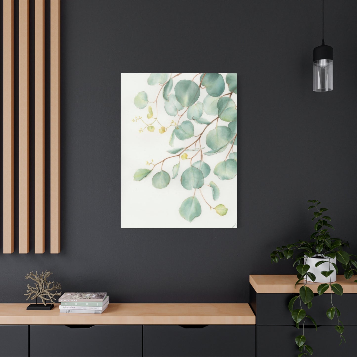 Eucalyptus Creeping Top Down Right Wall Art & Canvas Prints