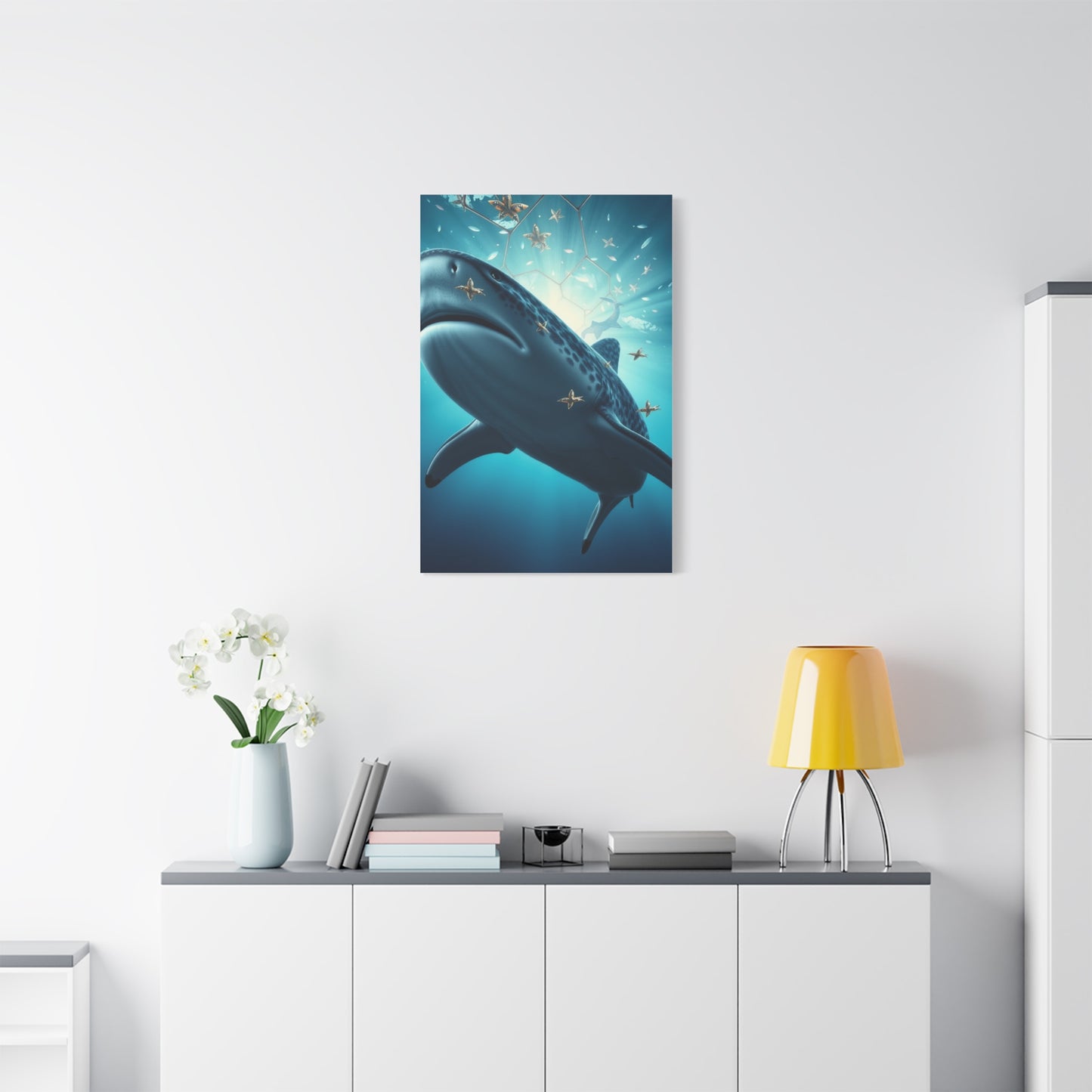 Vision Whale Shark Art Art Wall Art & Canvas Print