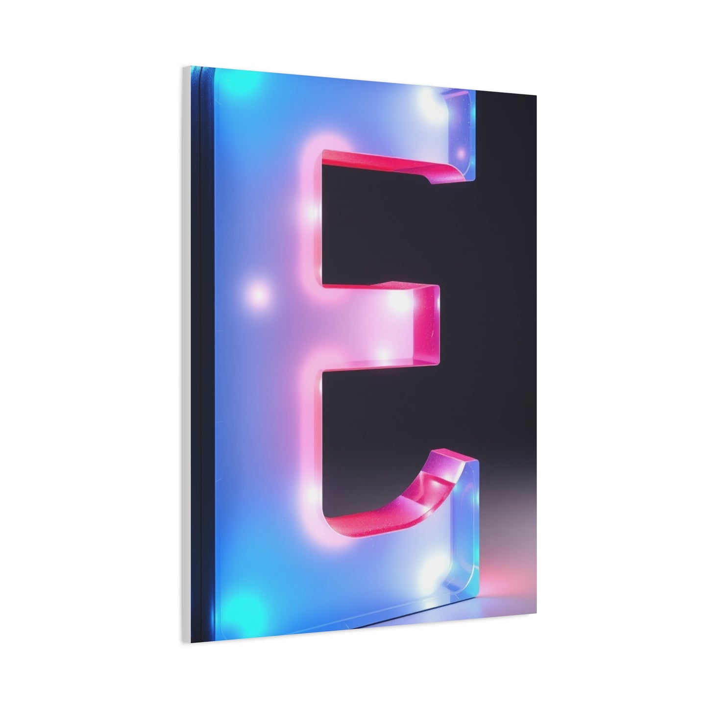 The Letter E - Art Luxury Canvas Wall Art & Canvas Print
