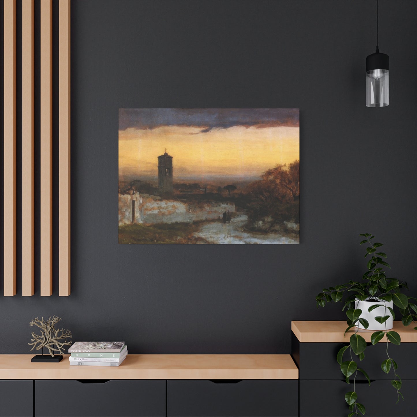 Monastery At Albano George Inness Wall Art & Canvas Prints