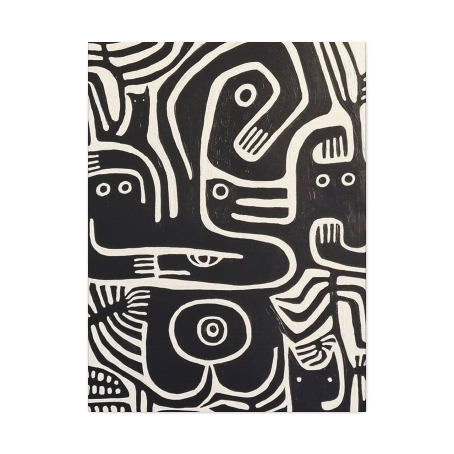 Monochrome Black Cat Wall Art & Canvas Prints