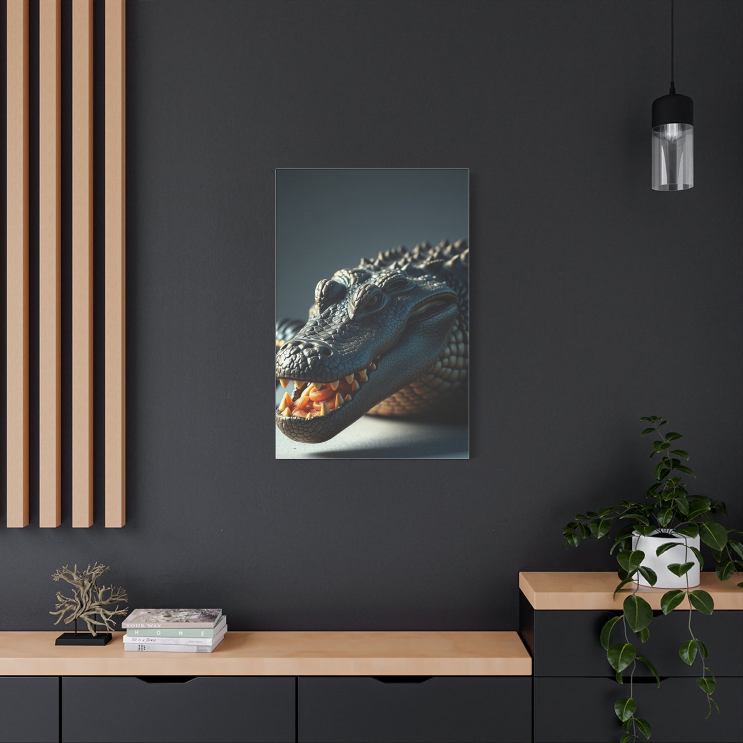 Crocodile & Alligator Art Luxury Canvas Wall Art & Canvas Print