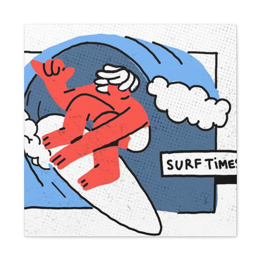 Surf Time Poster Wall Art & Canvas Prints