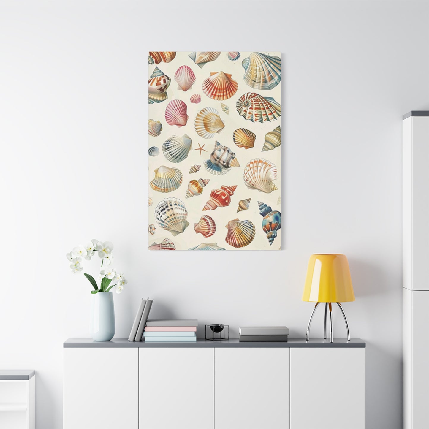 Colorful Shell Painting Wall Art & Canvas Prints