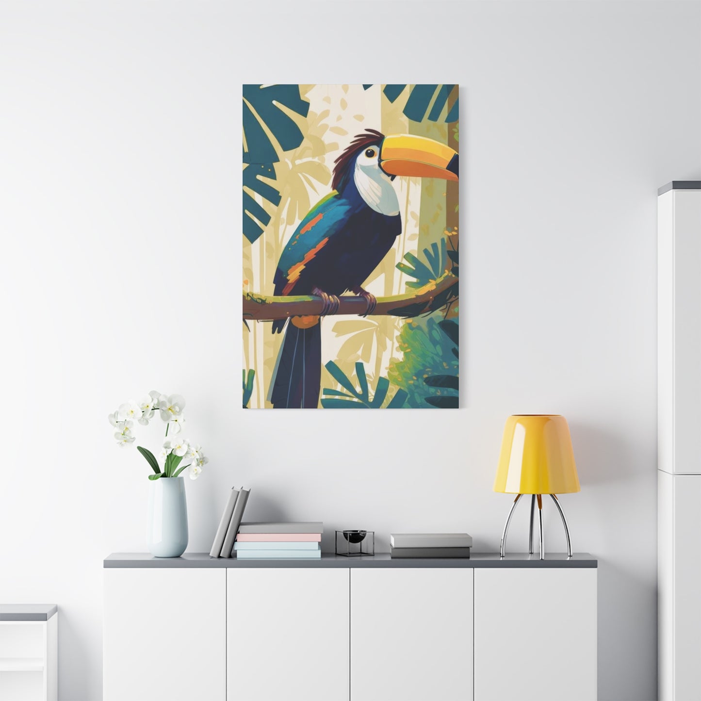 Toucan Portrait Deco Wall Art & Canvas Prints