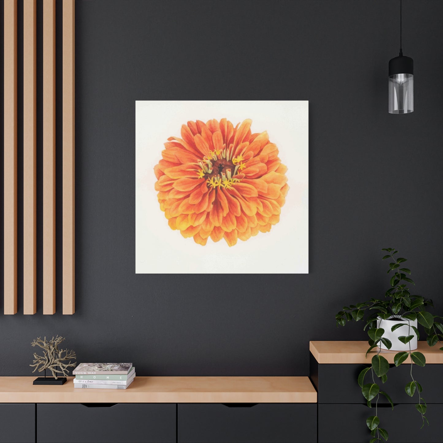 Grace Popp Orange Flower Head Wall Art & Canvas Prints