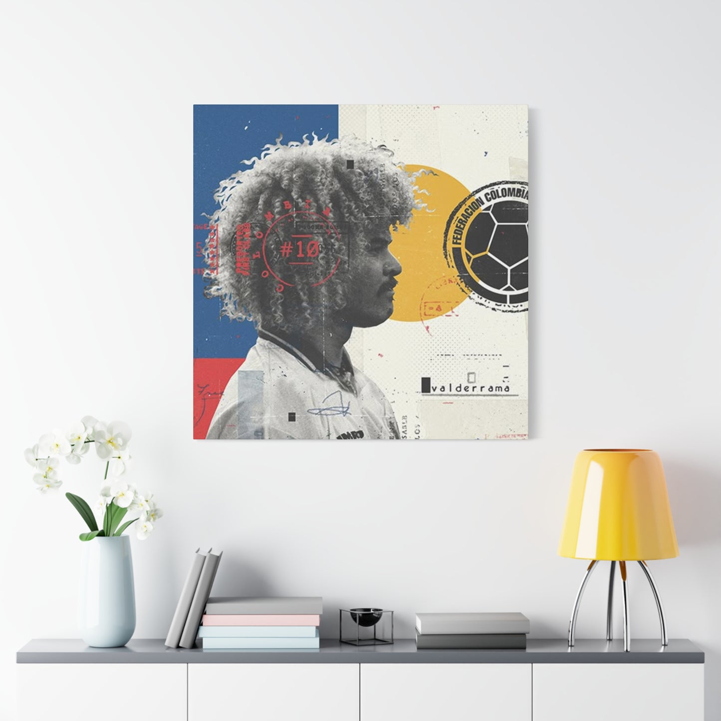Football Player Abstract Wall Art & Canvas Prints