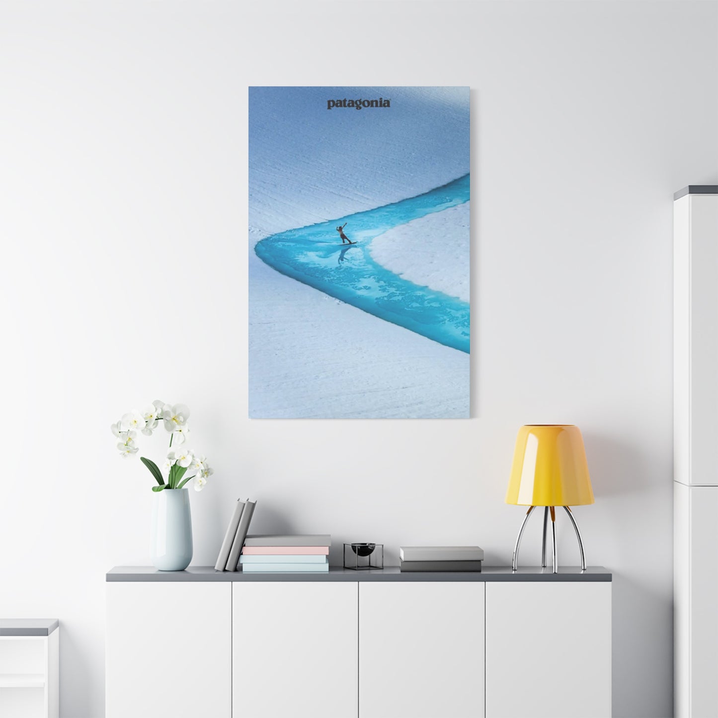 Patagonia River Skiing Wall Art & Canvas Prints