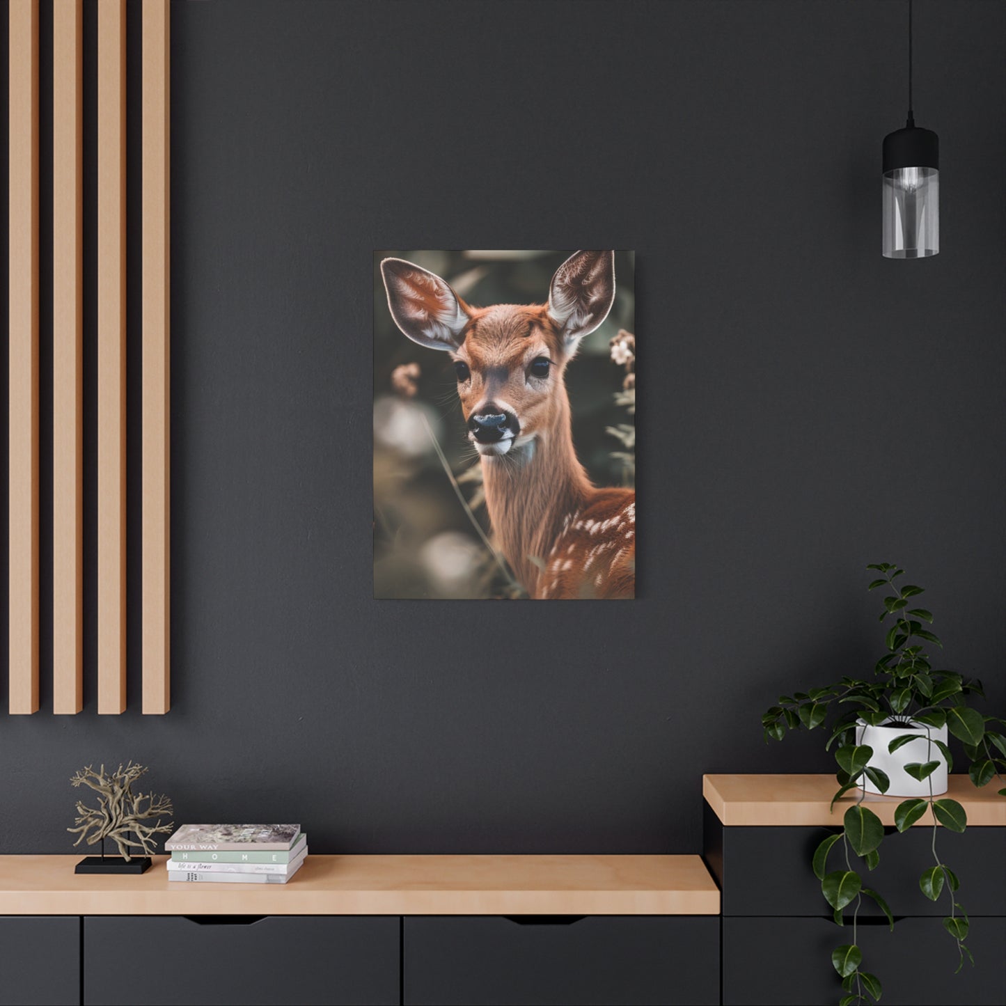 Deer Abstract Wall Art & Canvas Prints