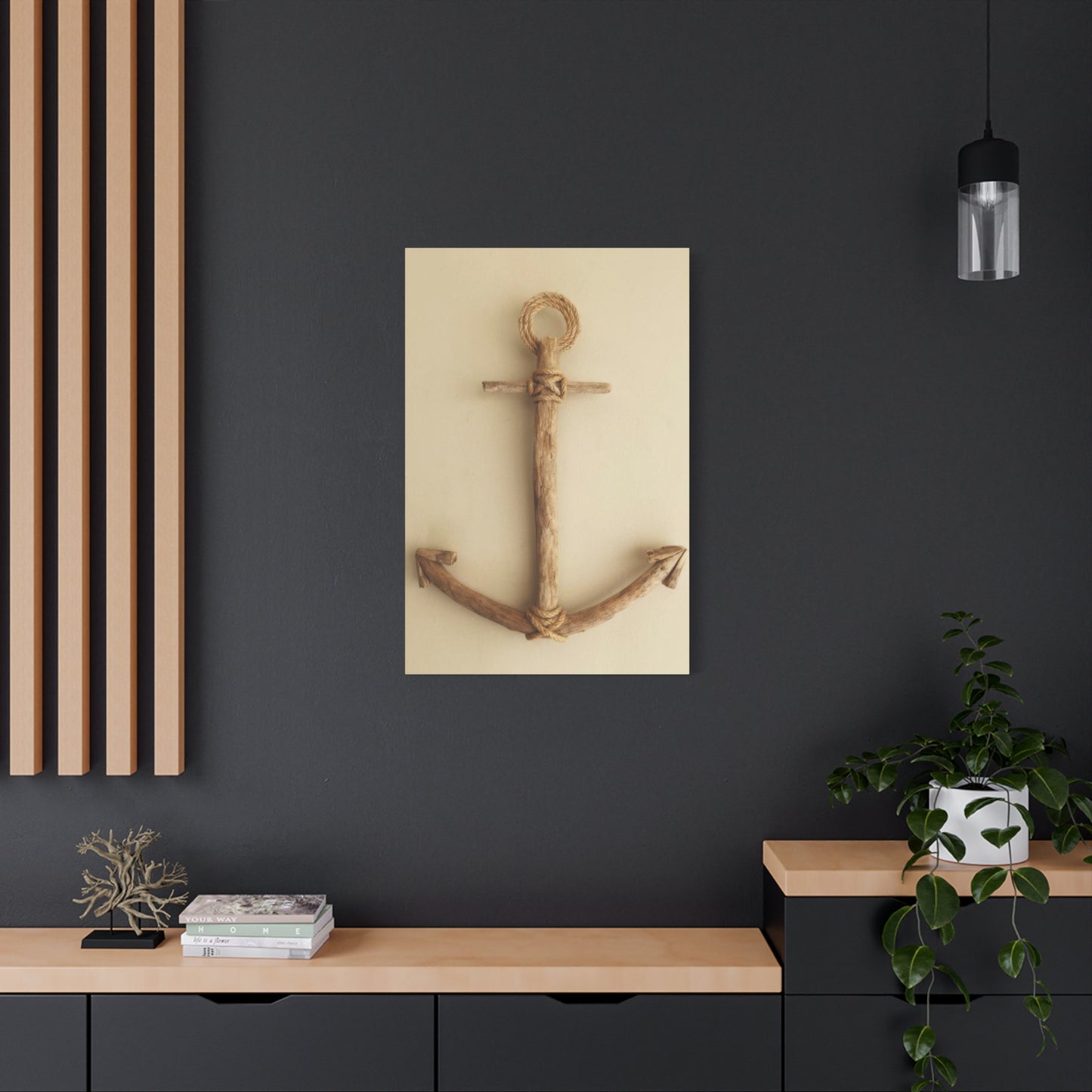 Driftwood Anchor Wall Art & Canvas Prints