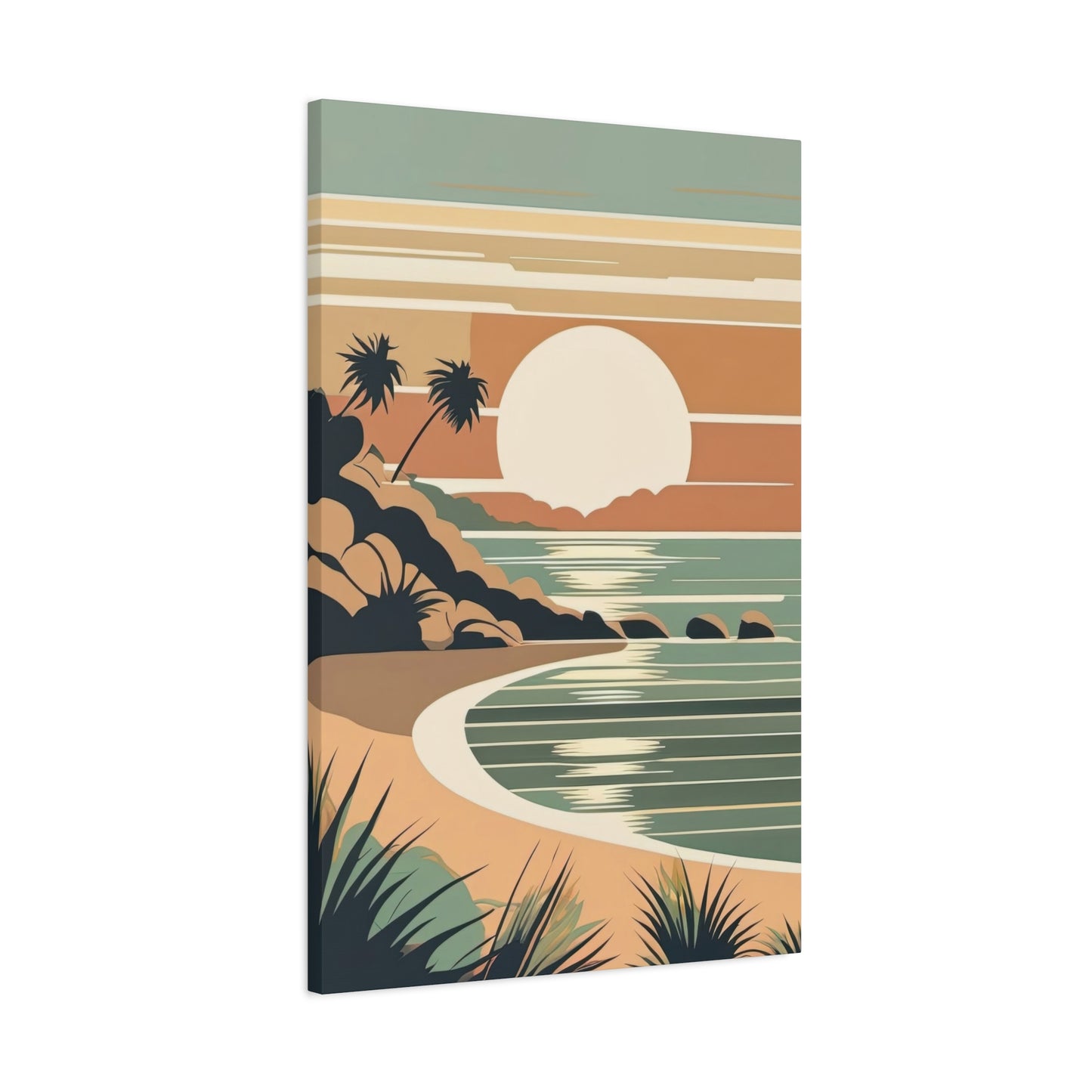 Sunset Landscape Earth Tones Wall Art & Canvas Prints