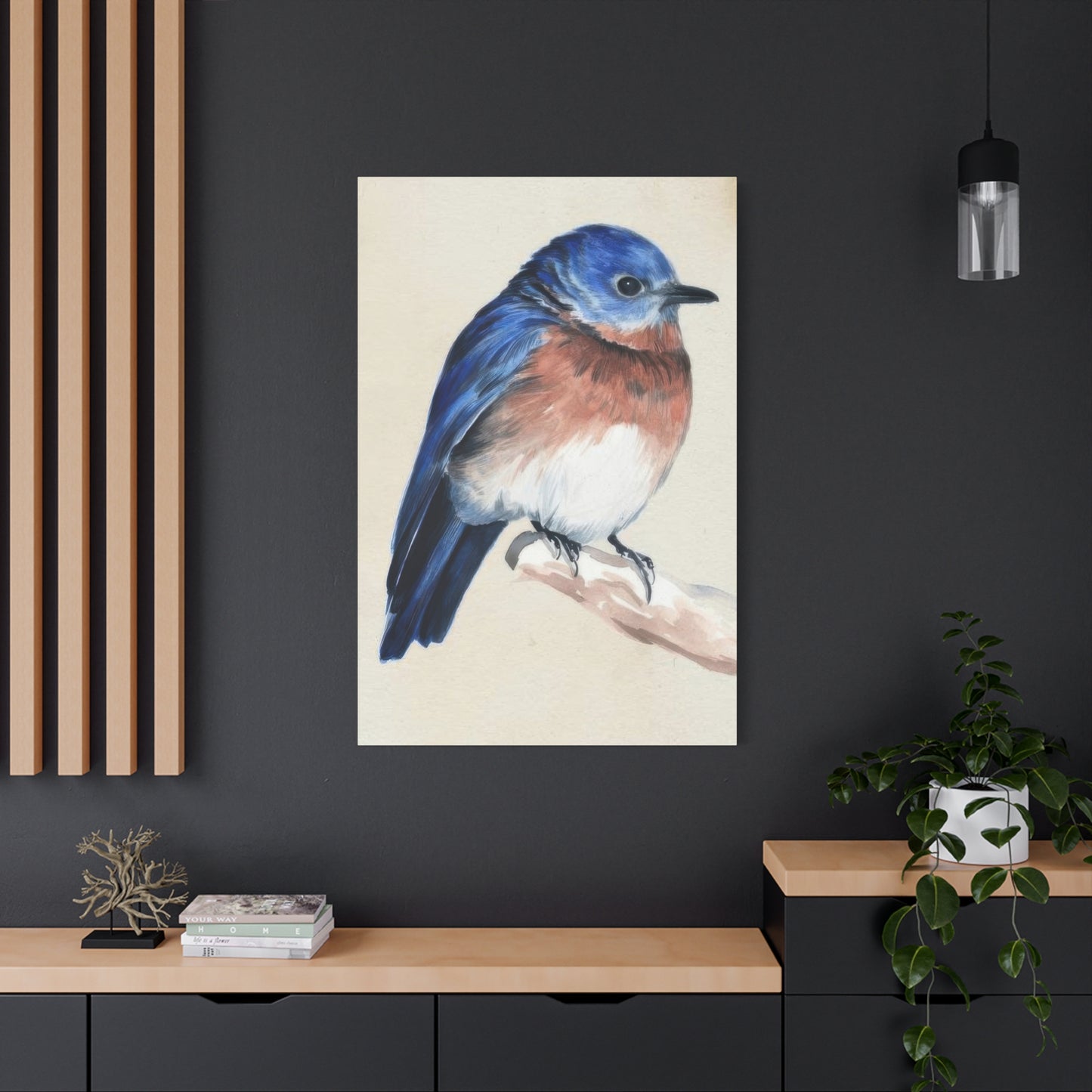 Jennifer Paxton Parker Little Bird On Branch 1 Wall Art & Canvas Prints