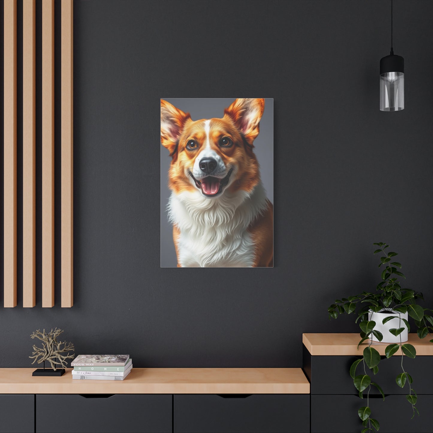 Elite Corgi Dog Art Vision Wall Art & Canvas Print