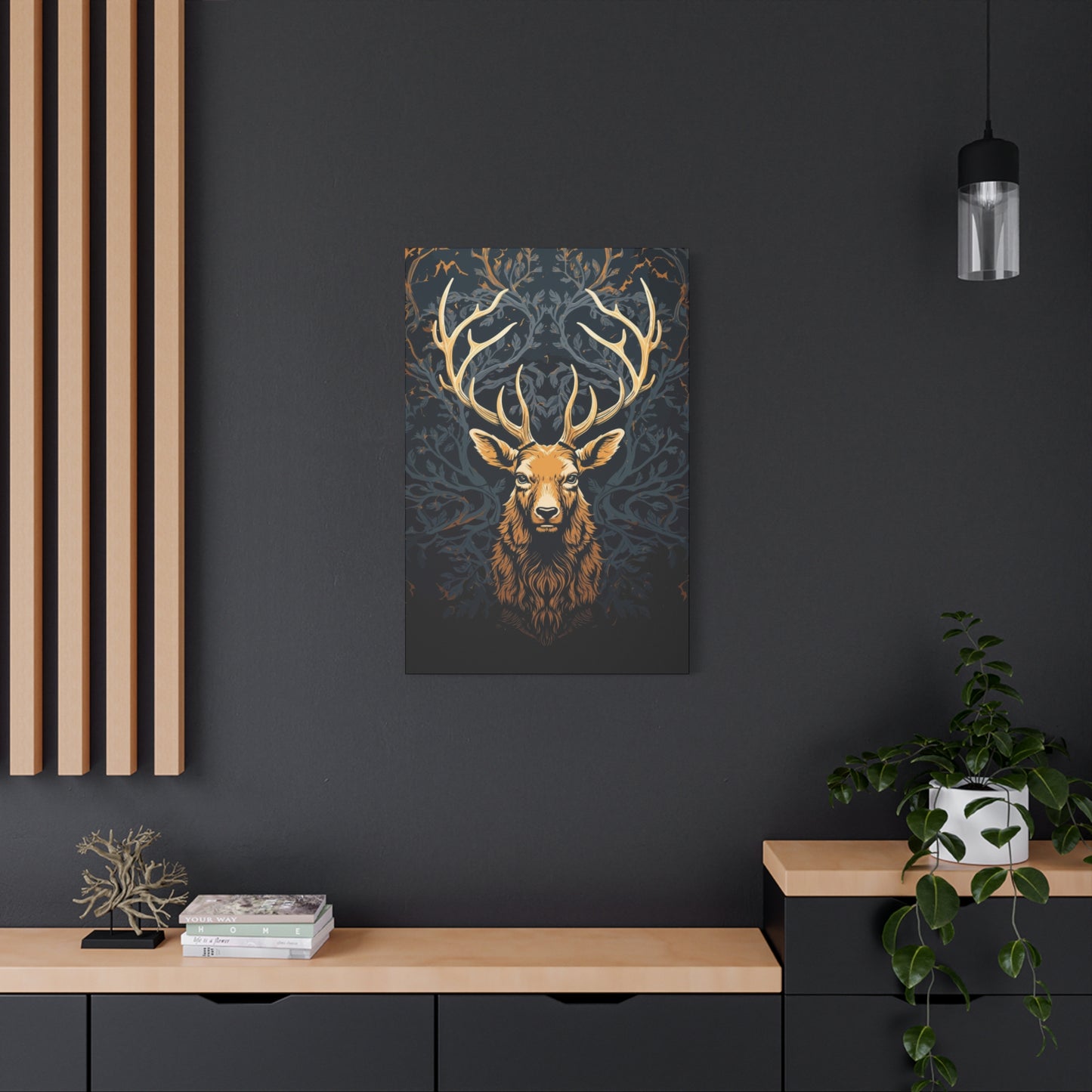 Deer Tattoo Wall Art & Canvas Prints