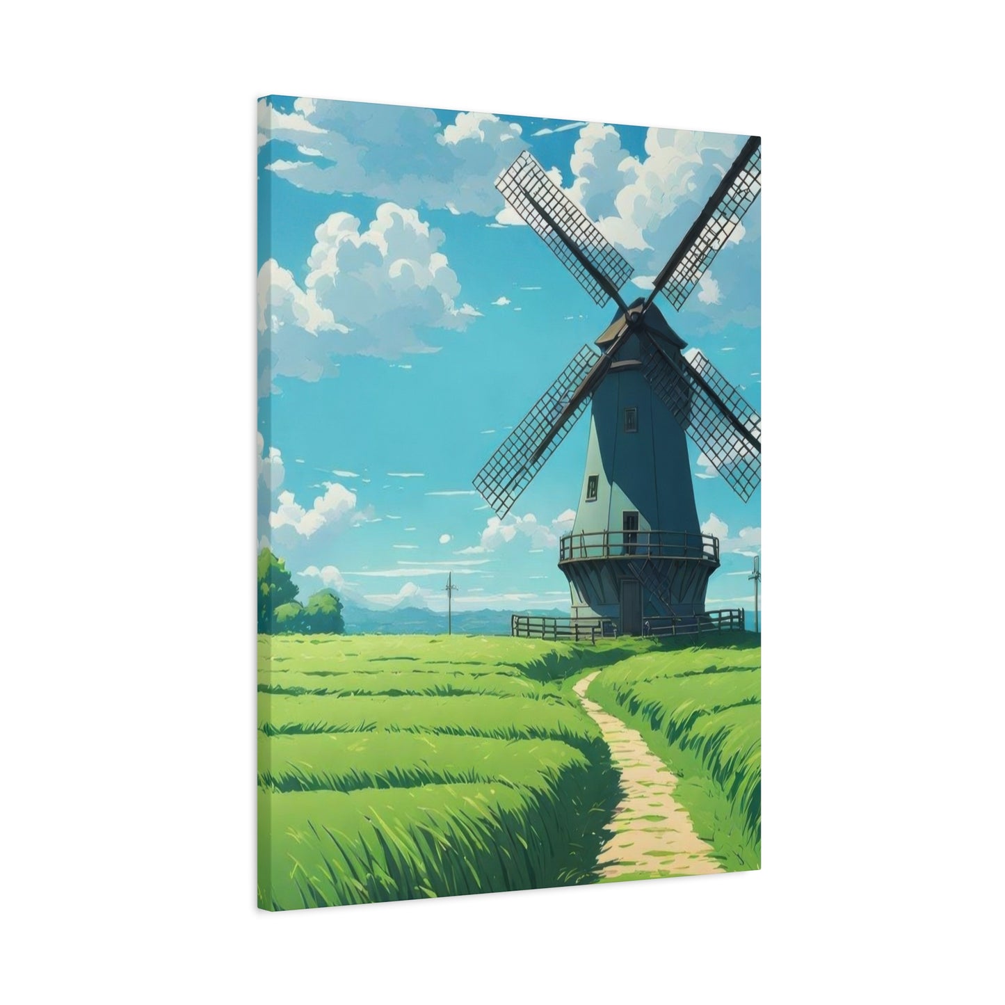 Greenfield Windmill Countryside Wall Art & Canvas Prints