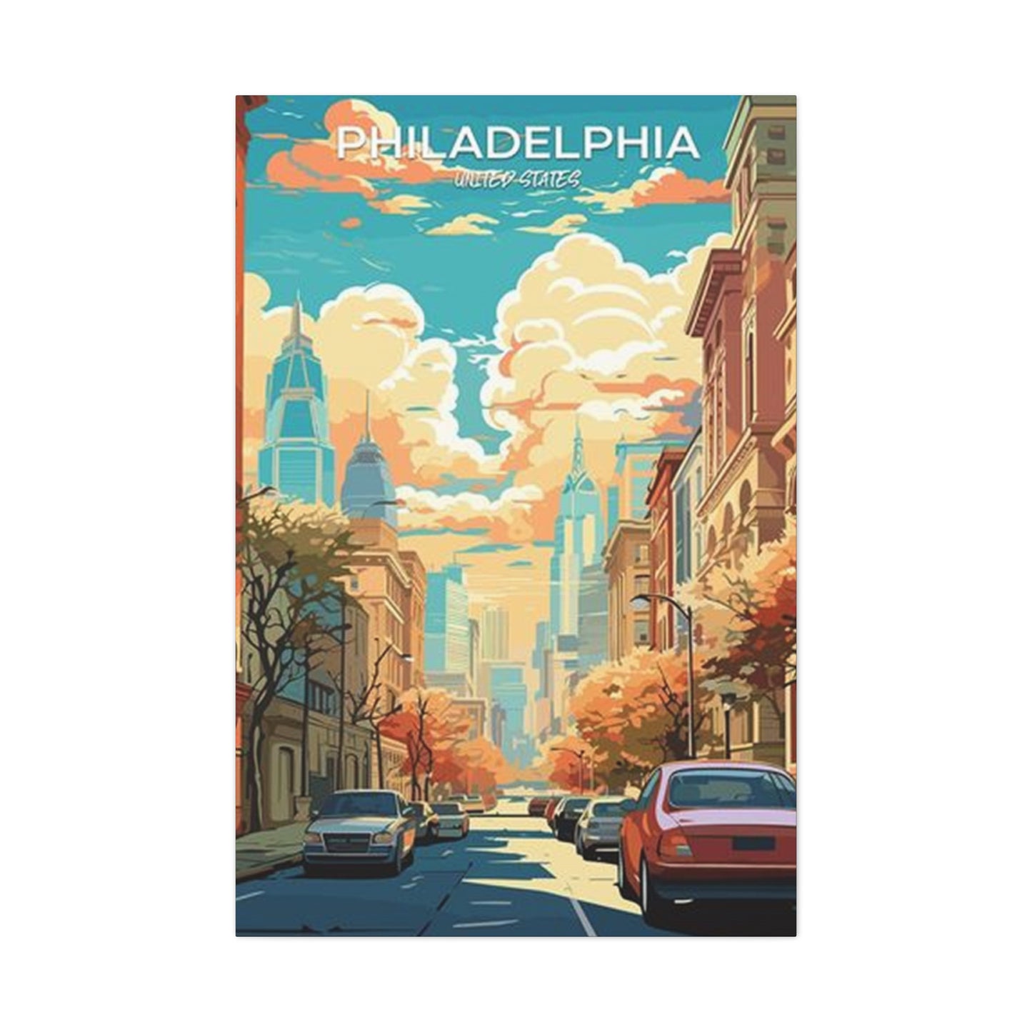 Philadelphia City Streets Wall Art & Canvas Prints